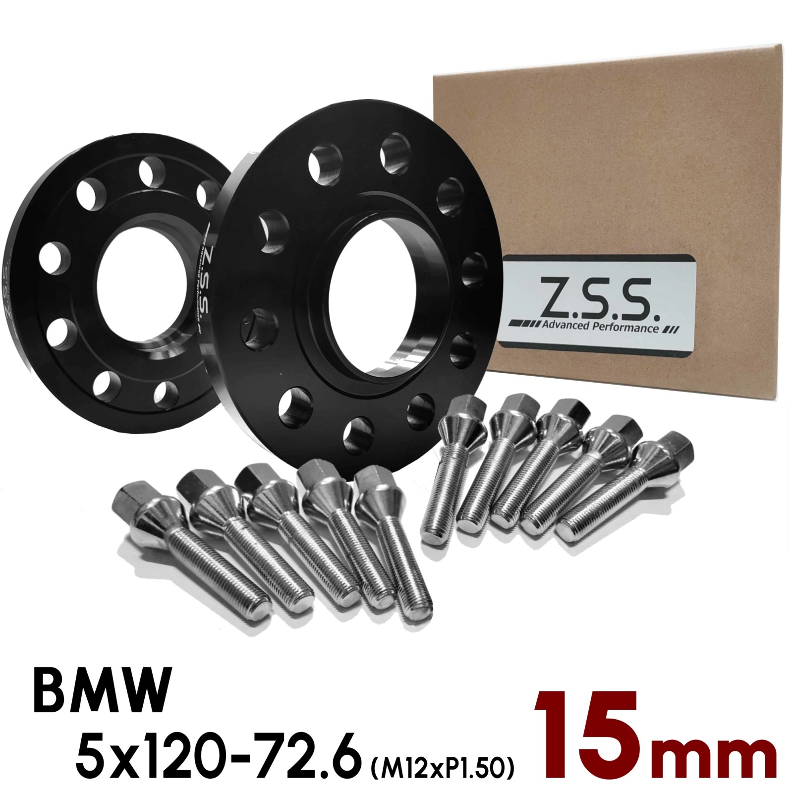 【15mm】 BMW 専用設計 PCD120 5穴 ハブ径72.6φ 5x120-72.6φ